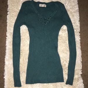 Blue/Green long sleeve sweater